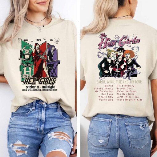 The Hex Girls 2024 Shirt, Rock Band Music 2 Sides Shirt, Music Concert 2024 T-shirt, Hex Girls 2024 Tour Tee Birthday, Rock Band Sweatshirt