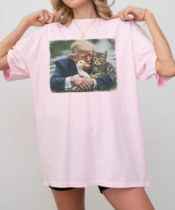 Trump 2024 Duck Kitten Shirt, Cat Lady…