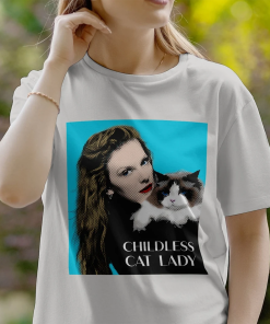 Taylor Swift Inspired Childless Cat Lady T-Shirt,…