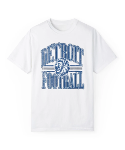 Detroit Football Shirt Vintage Detroit Lions Shirt…