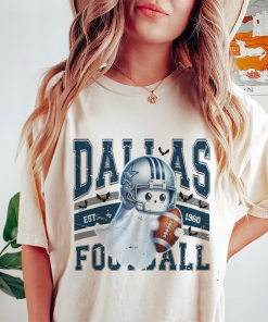 Dallas Cowboys Retro Ghost Shirt, American Football…