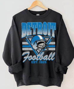 Detroit Football Vintage Sweatshirt T-Shirt, Detroit fan…