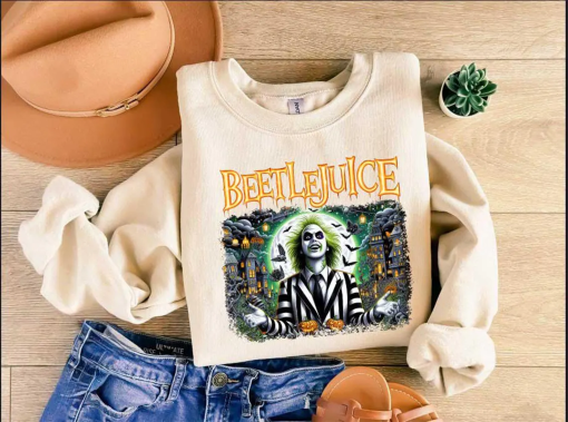 Beetlejuice Halloween Shirt, Halloween Movie Shirt, Beetlejuice Kids Shirt Horror Friend Shir, Horror Shirts Adults, Halloween Shirt,