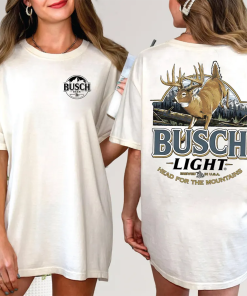 Busch Light Deer Double Sides Shirt, Busch…