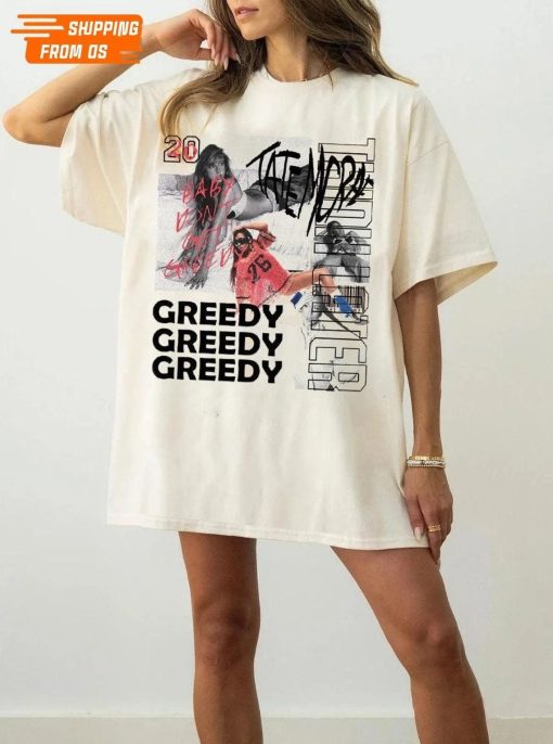 Tate Mcrae Greedy Album 90s Shirt, Tate Mcrae 2024 Tour T-Shirt, Tate Mcrae Graphic Sweatshirt, Tate Mcrae Fan Merch, Gift For Her