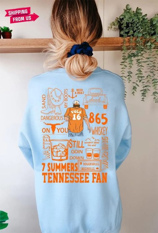 Morgan Wallen 7 Summer Tennessee Fan T-Shirt, Morgan Wallet Shirt, Tennessee Vols Wallen Sweatshirt, Morgan Wallen Merch, Gift For Him