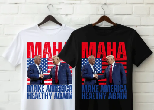 Trump and Kennedy MAHA “Make America Healthy Again” Political Design PNG – Election 2024 Campaign Art