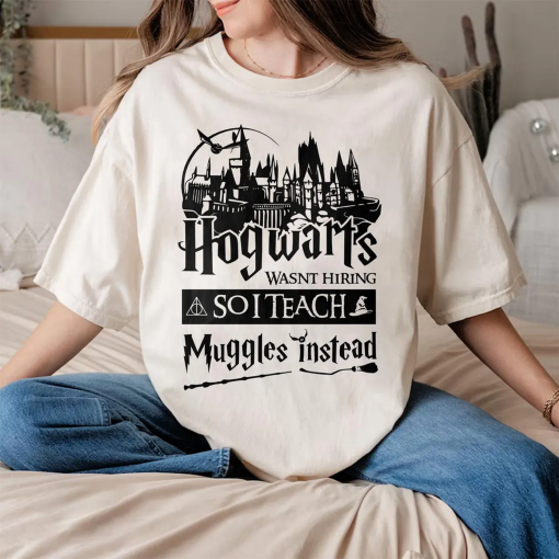 Retro Wizard Teacher Shirt, Book Nerd Shirt, Potter Bookish Shirt, HP Shirt, Subtle Harry Shirt, Magical School, Universal Trip Tee