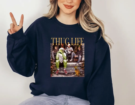 Thug Life Christmas Movie Shirt, Christmas Friends Sweatshirt, Thug Life Christmas Movie Sweater, Christmas Gifts, Ugly Sweater