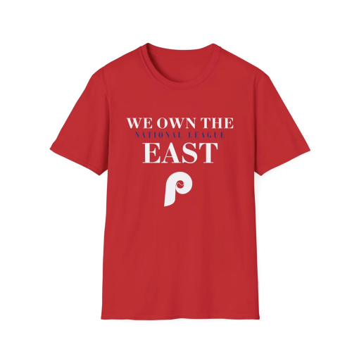 Philadelphia Phillies We Own The East 2024 Division Champions Shirt Unisex