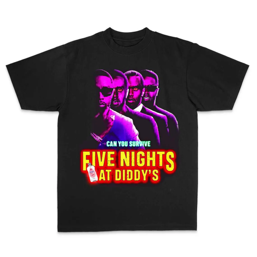 Funny DIDDY’S – 5 Five NIGHTS freak off party meme shirt baby oil shaka wear