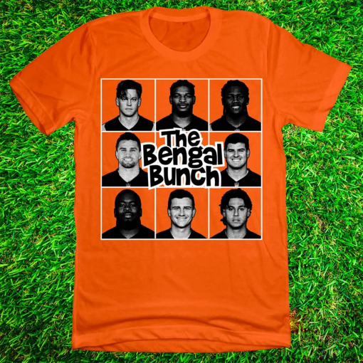 Cincinnati Bengals – Bengal Bunch – Joe Burrow – Ja’maar Chase – Tee Higgins – Sam Hubbard – tee