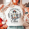 Espooky Vibes Shirt, Spanish Halloween Tee, Mexican Halloween Shirt, Gift For Halloween, Women Halloween Sweater, Ghost Sweatshirt