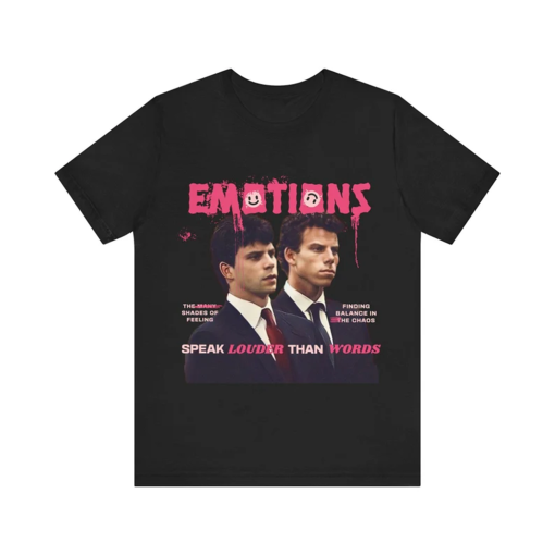 Emotions Vintage Style True Crime Shirt – 80s Pop Music Parody