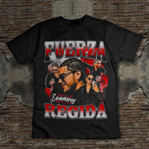 Fuerza Regida vintage look t-shirt JOP playera regional mexicano, Fuerza Regida Tshirt, Mexican Corridos, No Te Enamores 2024 Tour Merch