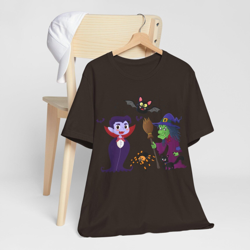 Spooky Yet Cute Halloween T-Shirts, Perfect for Trick or Treating , Boo-tiful Ghost Design, Fun Halloween Apparel