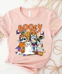 Booey Halloween Shirt, Bluey Halloween, Spooky Cartoon…