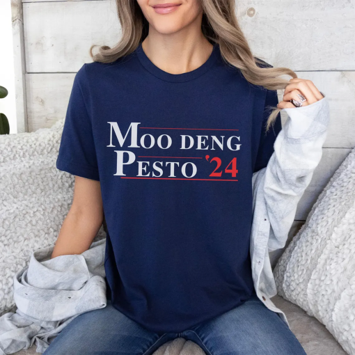 Funny Moo Deng Shirt, Baby Pesto Penguin tshirt, King Penguin baby tee shirt, Moo Deng Pesto 2024 shirt, pygmy baby hippo baby penguin shirt