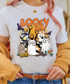 Retro Bluey Halloween Shirt, Spooky Season Sweatshirt,…