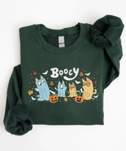 Spooky Season Funny Ghost Booey Halloween T-Shirt,…