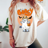 Spooky Season Funny Ghost Booey Halloween T-Shirt, Booey Halloween Shirt, Cute Bluey Ghost T-Shirt, Funny Spooky Season Tee, Dog Halloween