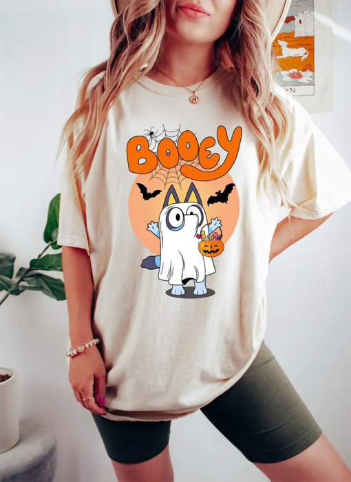 Booey Halloween Sweatshirt, Spooky Cartoon Shirt, Halloween Family Match Shirts, Halloween Horror Kids T-Shirts