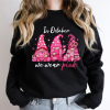 In October We Wear Pink Wizard Ghosts Sweatshirt, Breast Cancer Awareness Halloween T-Shirt, Support Breast Cancer Support Tee