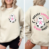 In October We Wear Pink Comfort Colors®, Breast Cancer Awareness Sweatshirt, Cancer Support Shirt, Cancer Survivor Crewneck, Pink Ribbon Tee