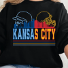 Vintage Kansas City Football Shirt Comfort Colors®, KC Chiefs Shirt, Game Day Shirt, Sports Fan Gifts, Kansas City Fan Gifts, Football Shirt