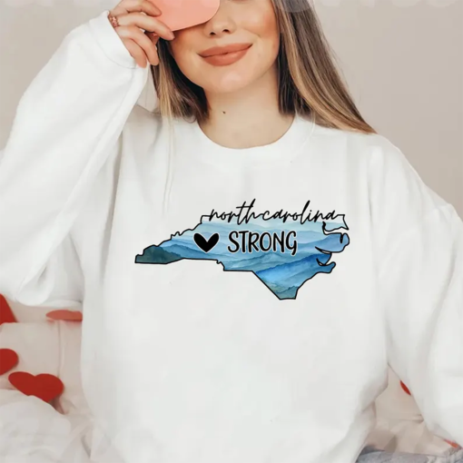 North Carolina Strong Shirt, Western NC Hurricane Tee, Stay Strong North Carolina Shirt, Hurricane Helene Shirt