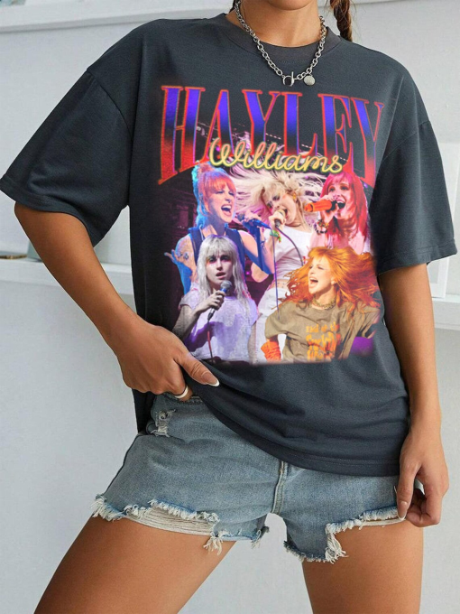 Limited Hayley Williams Vintage T-Shirt, Gift For Women and Man Unisex T-Shirt, Bootleg Vintage Shirt, Retro Hayley T-shirt, Hayley Williams