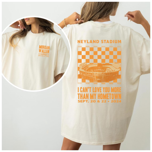 PNG Morgan Wallen Tennessee Neyland Stadium Concert Tee