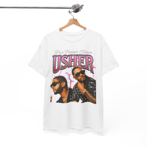 Usher Concert Graphic Tee, Usher Shirt for Fans, Vintage Usher Tshirt, Past Present Future Tour Shirt EXPRESS SHIPPING