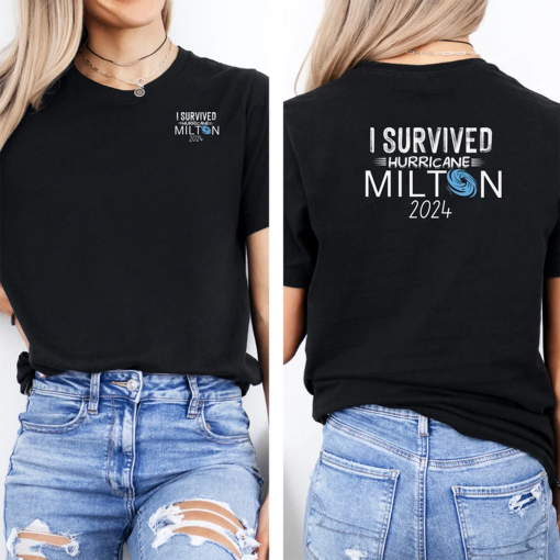 Hurricane Milton Survivor Unisex Shirt, I Survived Hurricane Milton 2024, Survivor Gift Shirt, Florida Strong Tee, Inspirational Shirt, Gift