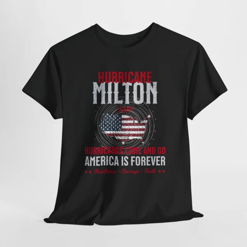 Hurricane Milton Shirt – Personalized Milton Storm Tee 2024 – Hurricanes Come And Go America Is Forever – Custom With Power Lineman, Help.