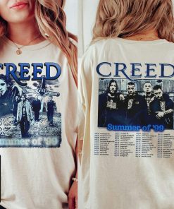 Creed Tour 2024 2 Sided Shirt, Summer…