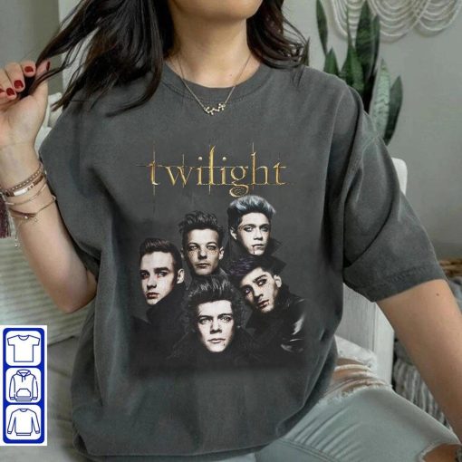 Twilight One Direction Shirt, One Direction As Twilight Unisex T-Shirt Hight Quality