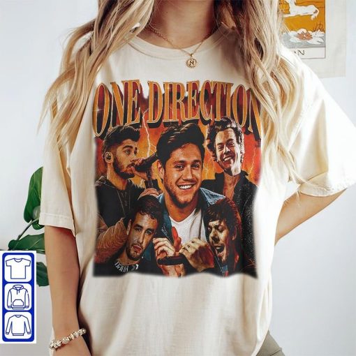 One Direction Vintage 90s Shirt, Heavy Metal Direction T-Shirt, One Direction Metal Shirt, One Direction Shirt