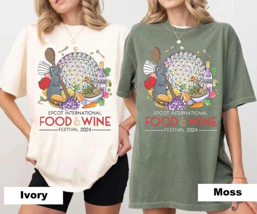 Disney Epcot International Food and Wine Festival 2024 Shirt, Remy Ratatouille Shirt, Remy Chef Shirt, Snacks Drinking Team