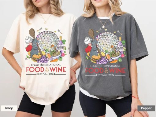 Disney Epcot International Food and Wine Festival 2024 Shirt, Remy Ratatouille Shirt, Remy Chef Shirt, Snacks Drinking Team