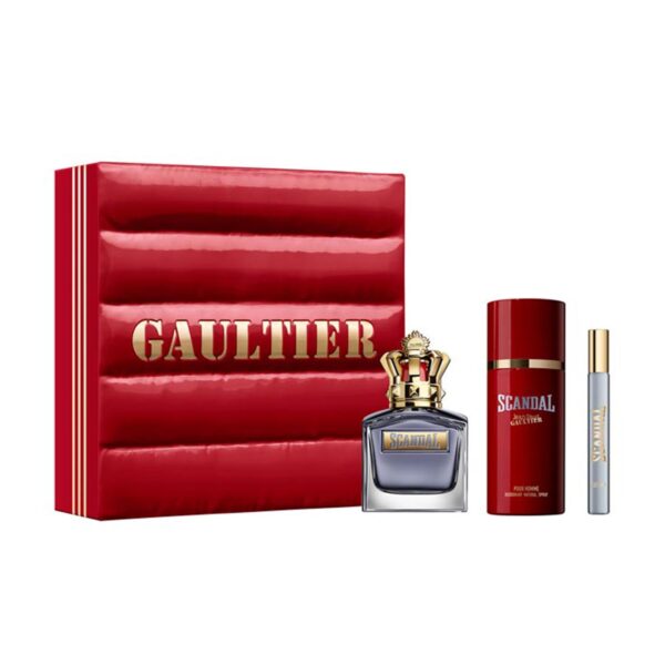 JEAN PAUL GAULTIER SCANDAL EAU DE TOILETTE 100ML VAPORIZADOR + DESODORANTE STICK 75GR + MINIATURA 10ML VAPORIZADOR