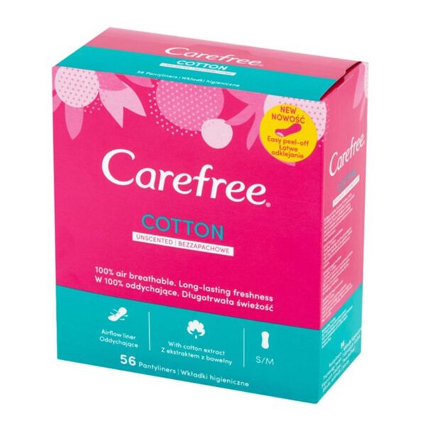 CAREFREE COTTON PROTEGESLIP SIN AROMA PACK 56UN