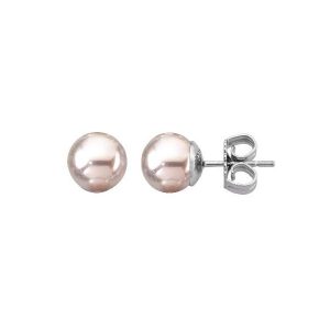 Pendientes MAJORICA Lyra 6mm Rosa