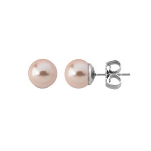 Pendientes Lyra Perla Rosa MAJORICA