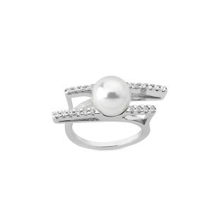 Anillo MAJORICA PLATA 925 / talla 17