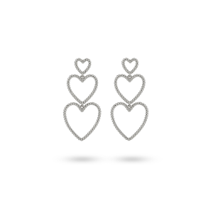 PAR DE PENDIENTES, PLATA 925