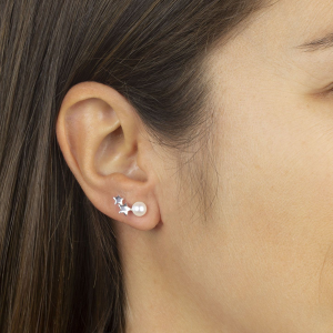 PAR DE PENDIENTES, PLATA 925