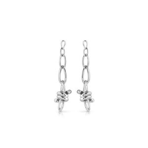 PAR DE PENDIENTES, ACERO