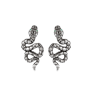 PAR DE PENDIENTES ALBERT M., PLATA 925