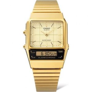 Reloj Casio Vintage Edgy Analógico y Digital AQ-800EG-9AEF/ 41mm/ Oro